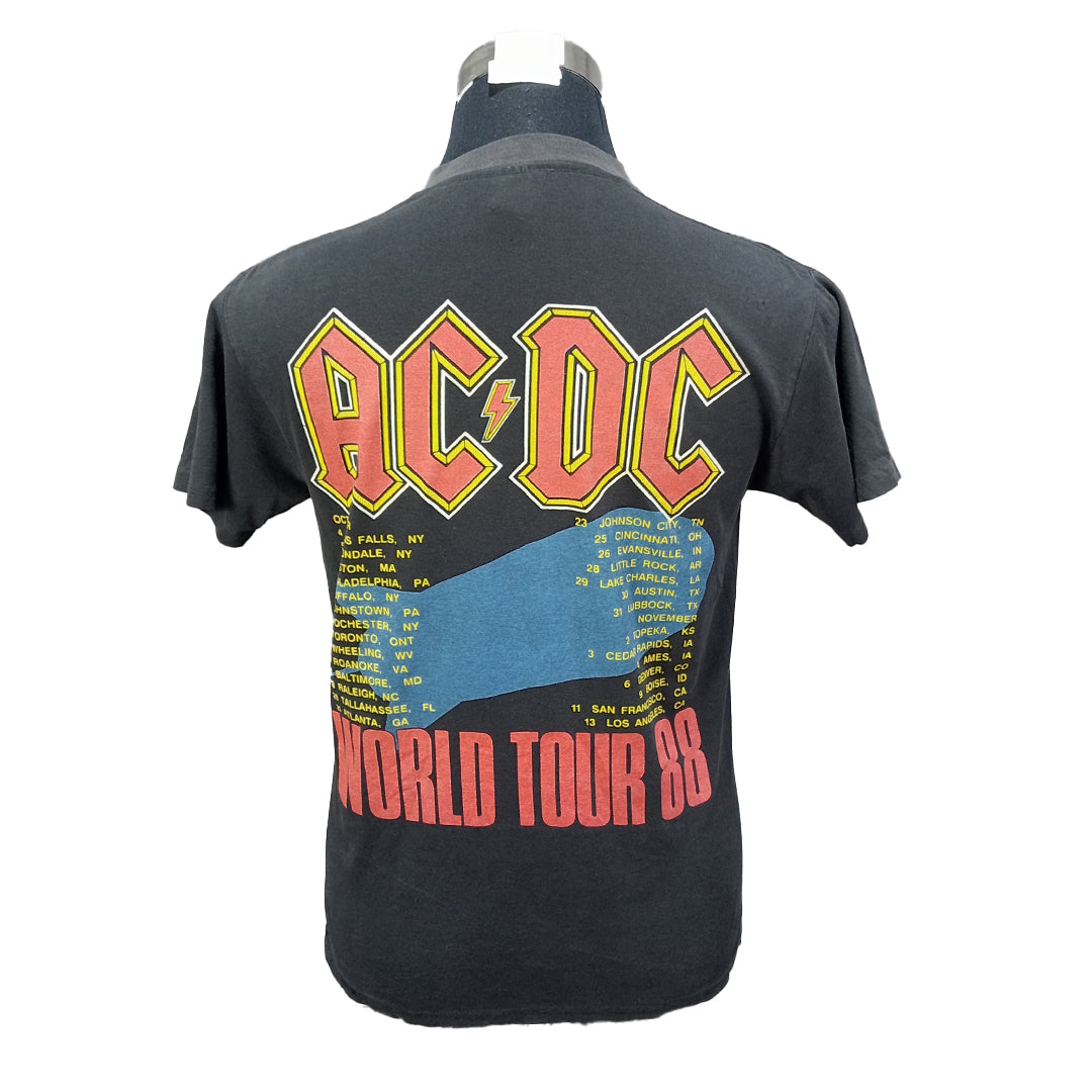 .Vintage 1988 ACDC World Tour Tee