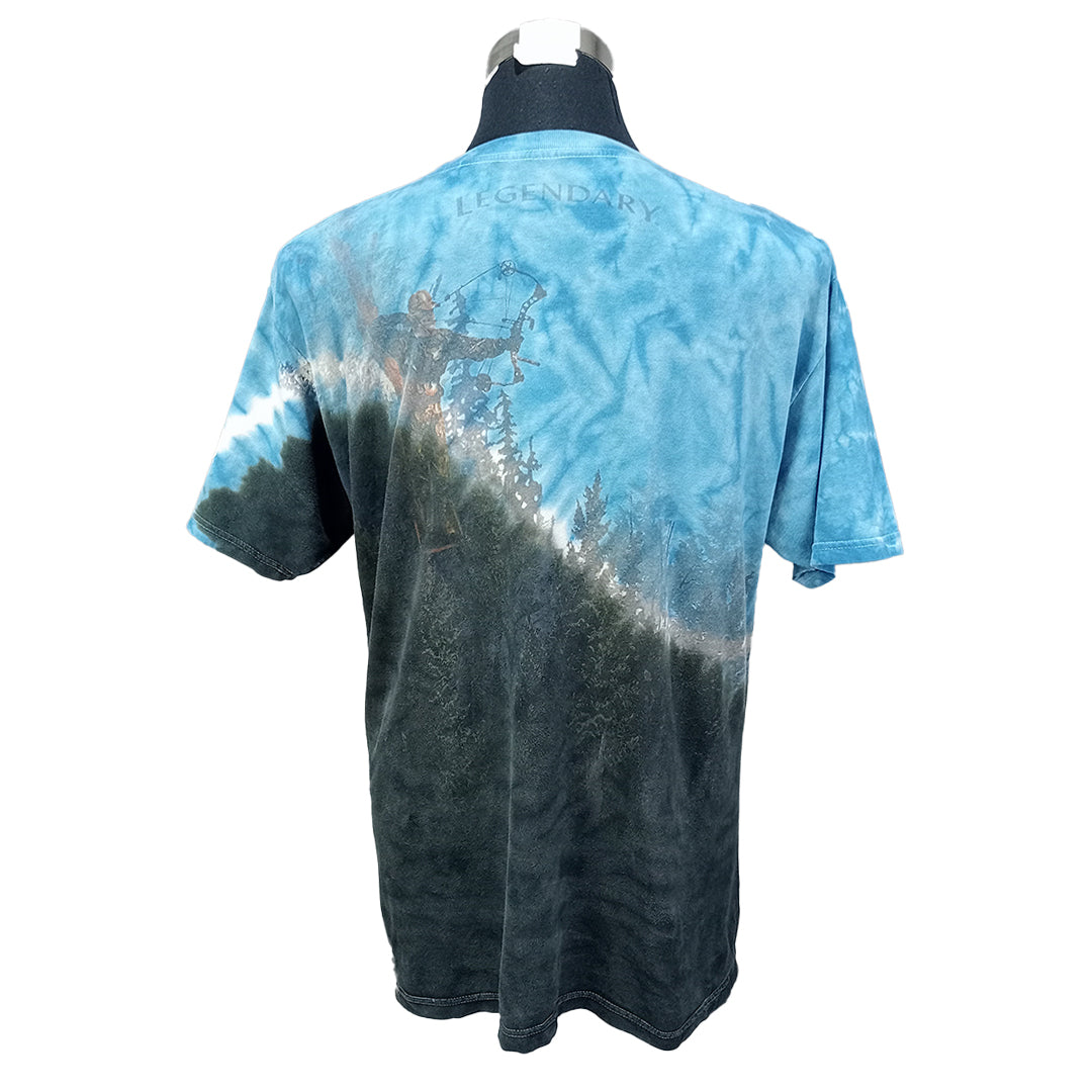 Legendary Whitetails Tie Dye Bow Deer Hunting Outdoors Tee