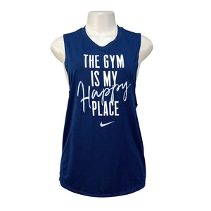 Women The Gym Is My happy Place Tank Top