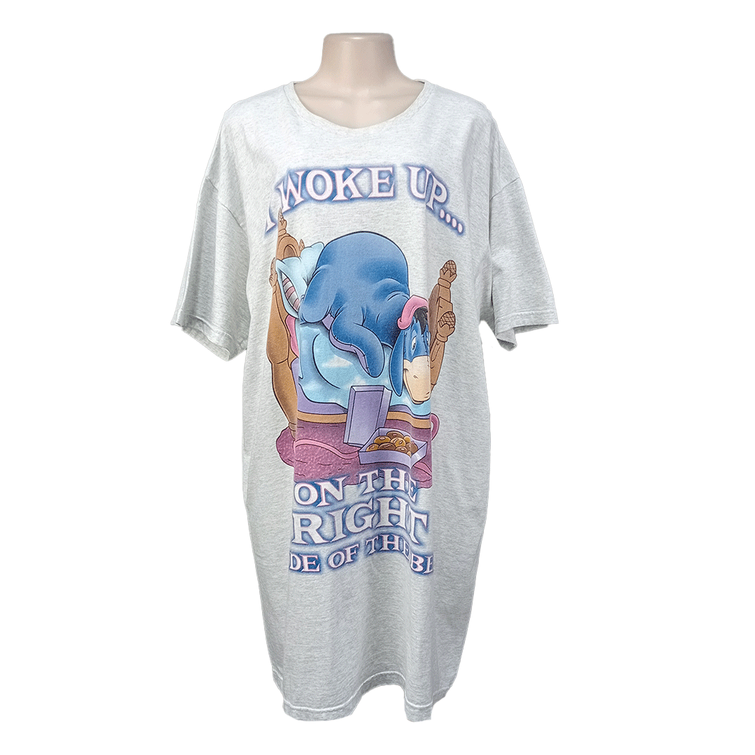 Women I Woke Up On The Right Side Of The Bed Tee