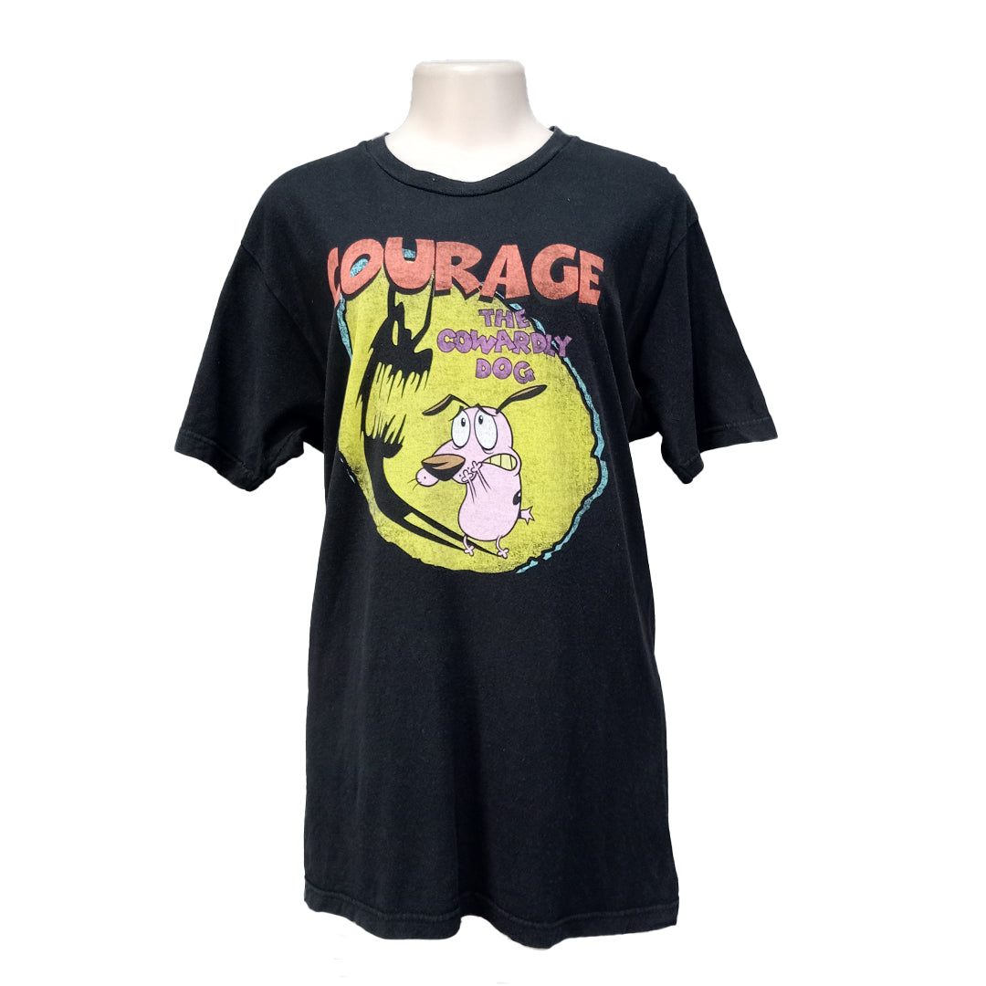 Women Courage The Cowardly Dog Tee