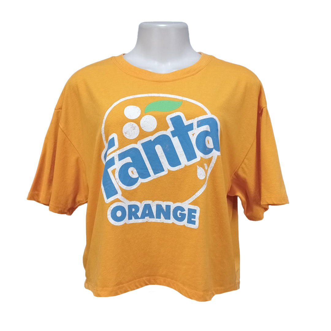 Women Fanta Orange Top & Tee