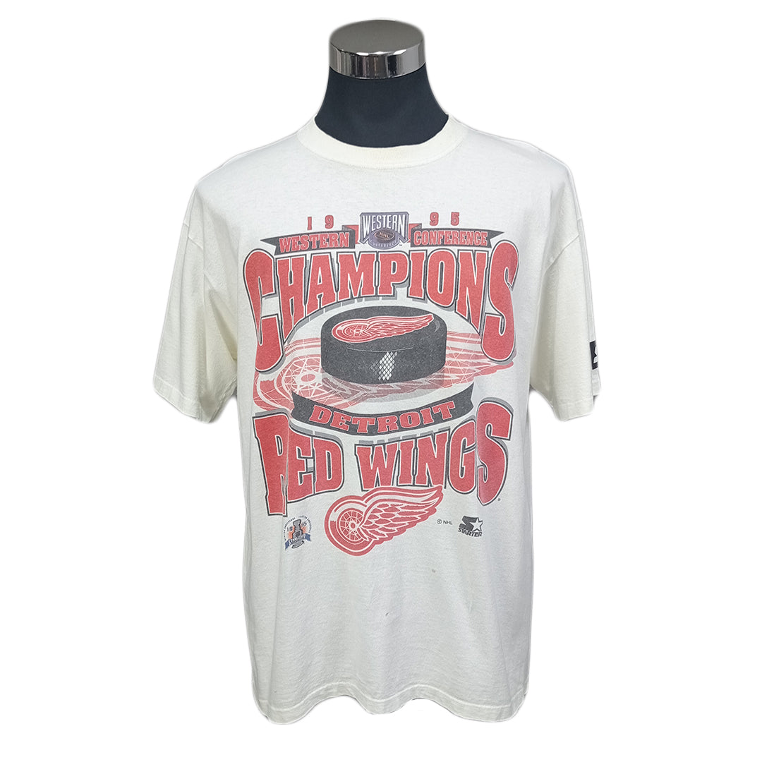 1995 Detroit Red Wings Western Conference Champion Tee