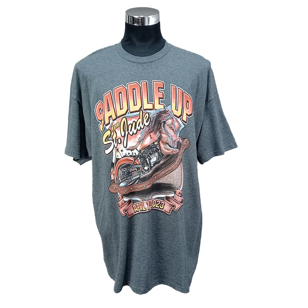 2023 Saddle up For St Lude Tee