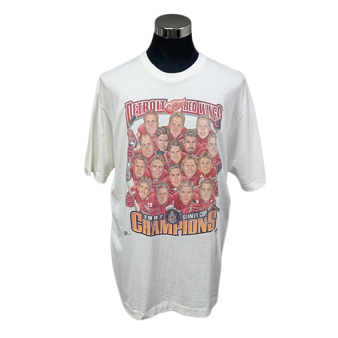 1997 Detroit Red Wings Stanley Cup  Champion Tee