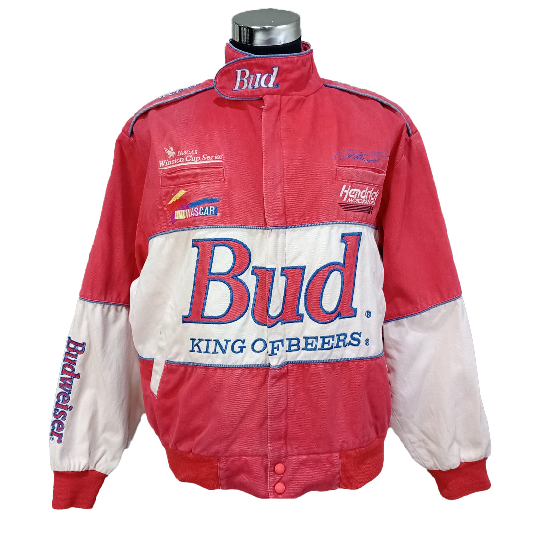 Nascar Budweiser King Of Beers Racing Jacket