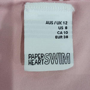 Women Paper Heart Swim Suit