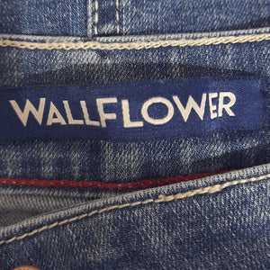 Women Wall Flower Denim Skirt